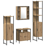 Bathroom Furniture Set 4 pcs Artisan Oak Engineered Wood 3334430