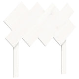 Bed Frame without Mattress White Single Solid Wood Pine 3193692