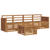 Sofa Sets 5 pcs Natural Solid Acacia Wood 3374324