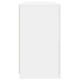 Sideboard with LED Lights White 142.5x37x67 cm 3209086