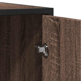 Sideboard Brown Oak 92x35x76 cm Engineered Wood 849023