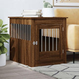 Dog Crate Furniture Brown Oak 64.5x80x71 cm Engineered Wood 838336