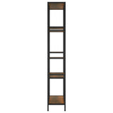 Book Shelf 80x30x180 cm Steel and Engineered Wood 336360