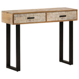 Console Table 100x30x75 cm Solid Mango Wood 320823