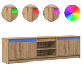 TV Units 2 pcs Brown 180 x 34 x 50 cm Engineered wood 3378505
