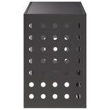 Air Conditioner Cover Black 90 x 40 x 60 cm Steel 8014122