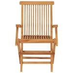 5 Piece Garden Dining Set Solid Teak Wood 3059582