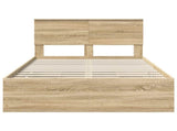 Bed Frame with Drawer Sonoma Oak 120 x 190 cm Engineer Wood 3408000