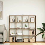 Book Cabinet Artisian Oak 102x29x143 cm Engineered Wood 3310297