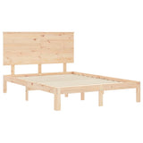 Bed Frame without Mattress 140x200 cm Solid Wood Pine 3193661