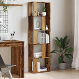 Book Cabinet Old Wood 45x24x159 cm Engineered Wood 855784