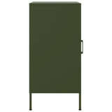 Sideboards 2 pcs Olive Green 36x39x79 cm Steel 843021
