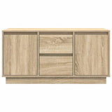 TV Cabinet with LED Lights Sonoma Oak 100x41x50 cm 861411