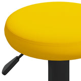 Bar Stools 2 pcs Mustard Yellow Velvet 333150