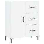 Highboard White 69.5x34x180 cm Engineered Wood 3199809