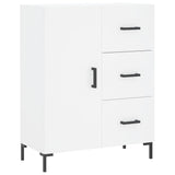 Highboard White 69.5x34x180 cm Engineered Wood 3199809