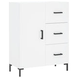 Highboard White 69.5x34x180 cm Engineered Wood 3198465