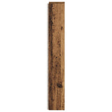 Storage Headboard with LED Old Wood 160 cm Engineered Wood 8009446