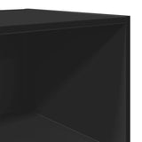 Highboard Black 50x41x185 cm Engineered Wood 3281681