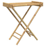 Folding Tray Table 70.5x42.5x80 cm Bamboo 366454