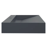 Wash Basin 120x46x11 cm Mineral Cast/Marble Cast Anthracite 155986