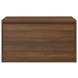Hall Bench 80x40x45 cm Brown Oak Engineered Wood 816049