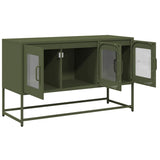 ZNTS TV Cabinet Olive Green 100.5x39x60.5 cm Cold-rolled Steel 853342