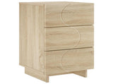 Bedside Cabinet Sonoma Oak 33.5 x 34.5 x 60 cm Engineered Wood 8011427