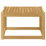Outdoor Table Solid Acacia Wood White 59 x 59 x 37 cm 901451