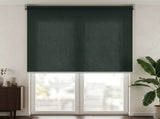 Outdoor Roller Blind 90% UV Block Dark Green 400 x 230 cm HDPE 42036037