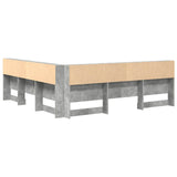 Storage Headboard Concrete Grey Engineered Wood 3335512