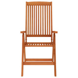 Garden Chair Set of 6 Brown Solid eucalyptus wood Medium 3087345