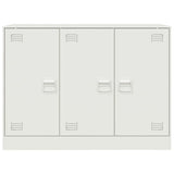 Sideboard White 99x39x73 cm Steel 841726