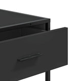 Console Table Black 90x35x80 cm Engineered Wood 849179