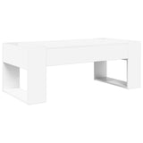 Coffee Table White 110 x 50 x 41 cm Engineered Wood 8000156