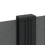 Retractable Side Awning Anthracite 160x1000 cm 4004733