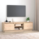 TV Cabinet 140x35x40 cm Solid Wood Pine 814314