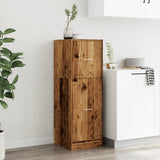 Apothecary Cabinet Old Wood 40x41x118 cm Engineered Wood 855203