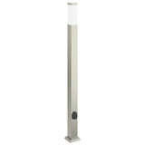 Bollard Lights with Outlet 3 pcs 110 cm Stainless Steel IP44 4006064