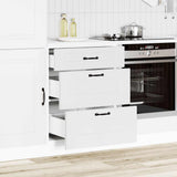 Kitchen Base Cabinet Kalmar White Engineered Wood 854279