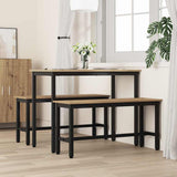 Dining Bench 2 pcs Artisan Oak 100 x 32.5 x 48.5 cm 873761