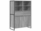 Sideboard 2 pcs Grey Sonoma 81 x 36 x 150.5 cm Engineered Wood 3403037