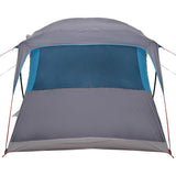 Family Tent with Roof Blue and Grey 435 x 255 x 216 cm 4100686