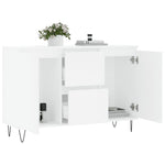 ZNTS Sideboard White 104x35x70 cm Engineered Wood 827204