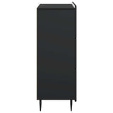 Drawer Cabinet Black 66 x 34.5 x 92 cm Engineered Wood 894376