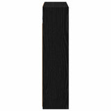 Bathroom Mirror Cabinet Black Oak 63.5 x 16 x 62.5 cm 889152