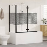 Bath Enclosure Geometric Manual Black 120 x 67 x 129 cm 42018551