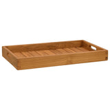 Serving Tray 60x35 cm Solid Teak Wood 315456