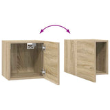 10 Piece TV Cabinet Set Sonoma Oak Engineered Wood 3079039