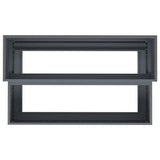 Garden Planter Anthracite 100 x 60 x 45 cm Cold-rolled Steel 865871